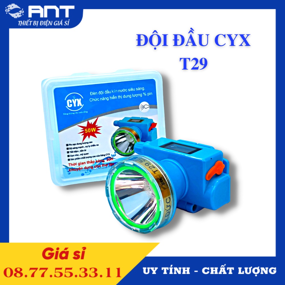 ĐÈN ĐỘI ĐẦU KÍN NƯỚC SIÊU SÁNG 25W 20H CYX - T29