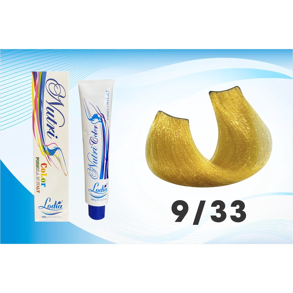 Thuốc nhuộm tóc màu Cam Vàng, Màu Vàng Rực, Thuốc nhuộm Lodia 100ml