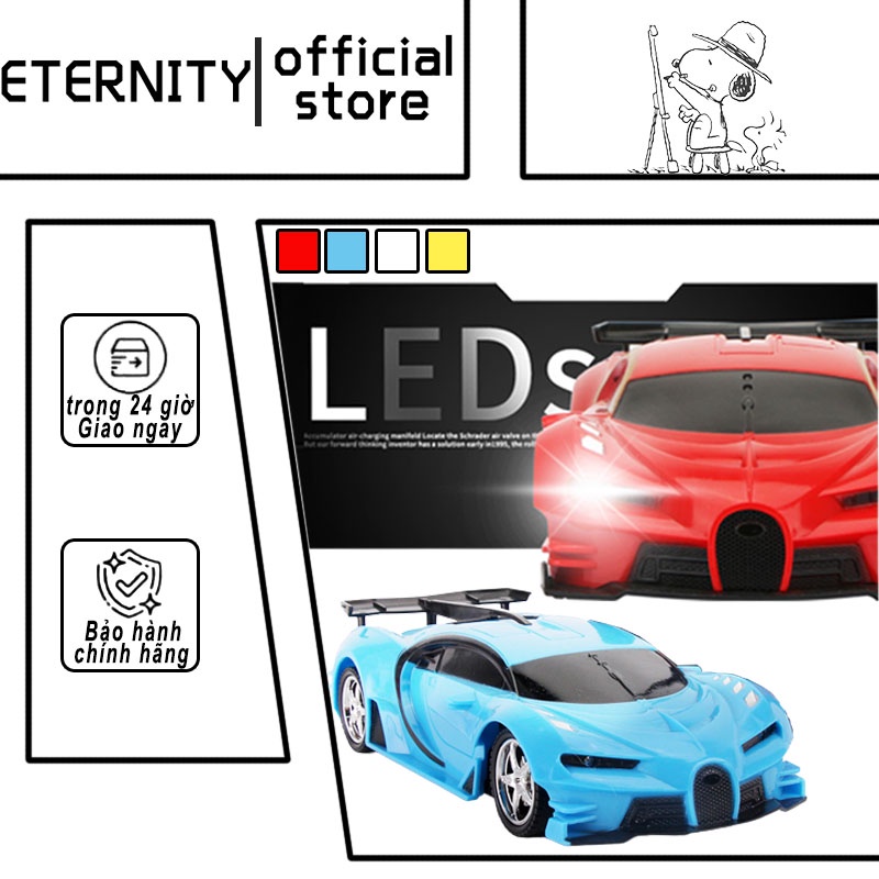 Siêu Xe Điều Khiển Từ Xa, 2 Pin Sạc, Thiết Kế Công Phu Và Đẹp Mắt, Có Đèn, RC Car Cho Bé