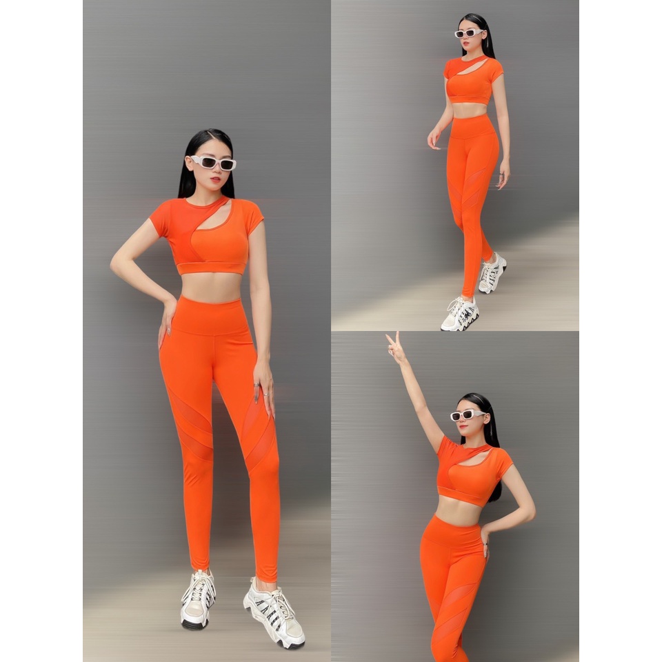 Đồ tập gym nữ bộ tập gym yoga erobic