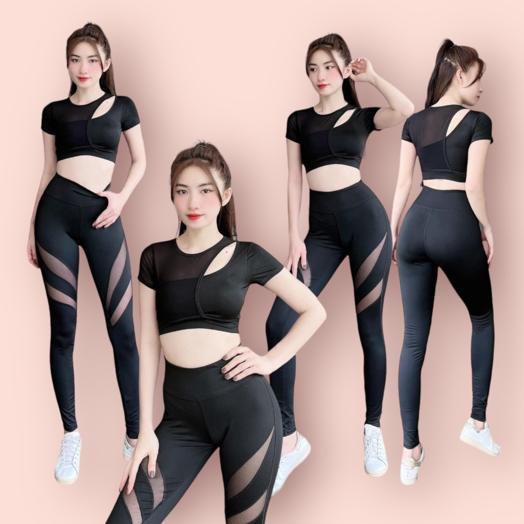 Đồ tập gym nữ bộ tập gym yoga erobic