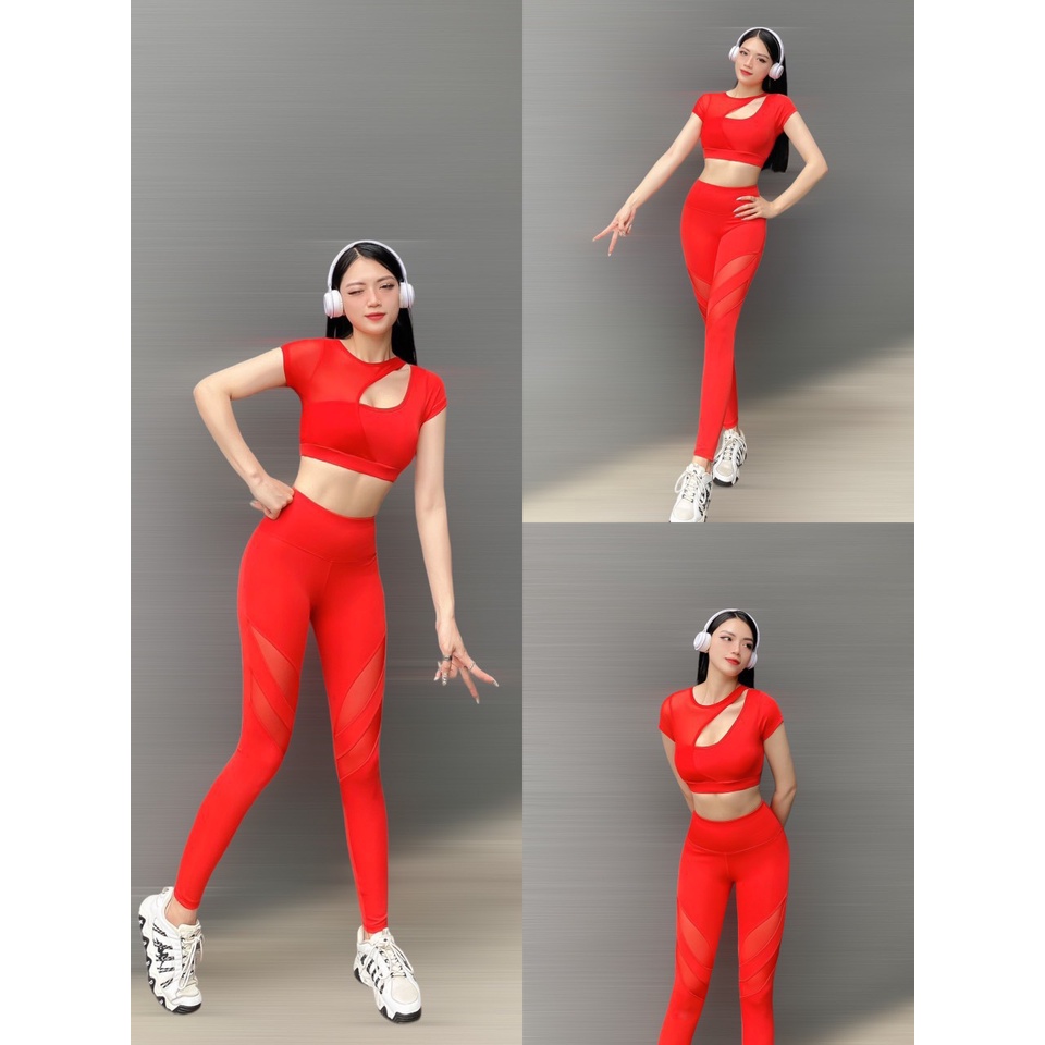 Đồ tập gym nữ bộ tập gym yoga erobic