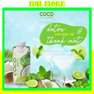 Hộp 330ml Nước Dừa Cocoxim Organic Đóng Hộp