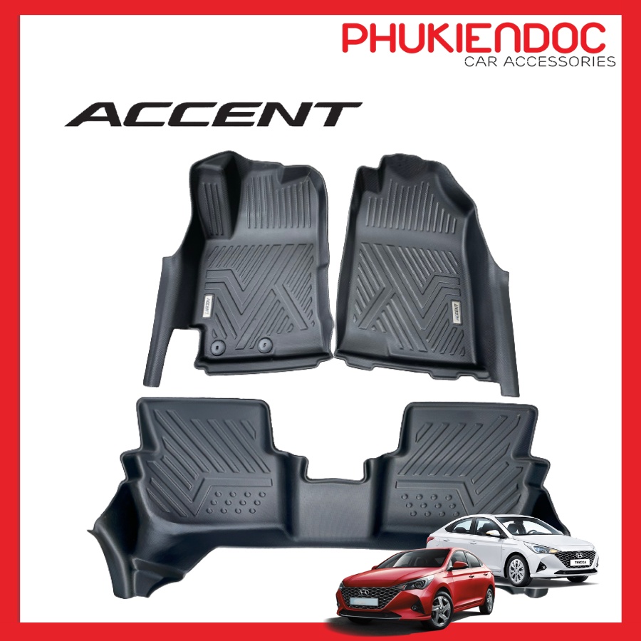 Lót sàn 5D TPV Hyundai Accent 2017 - 2022