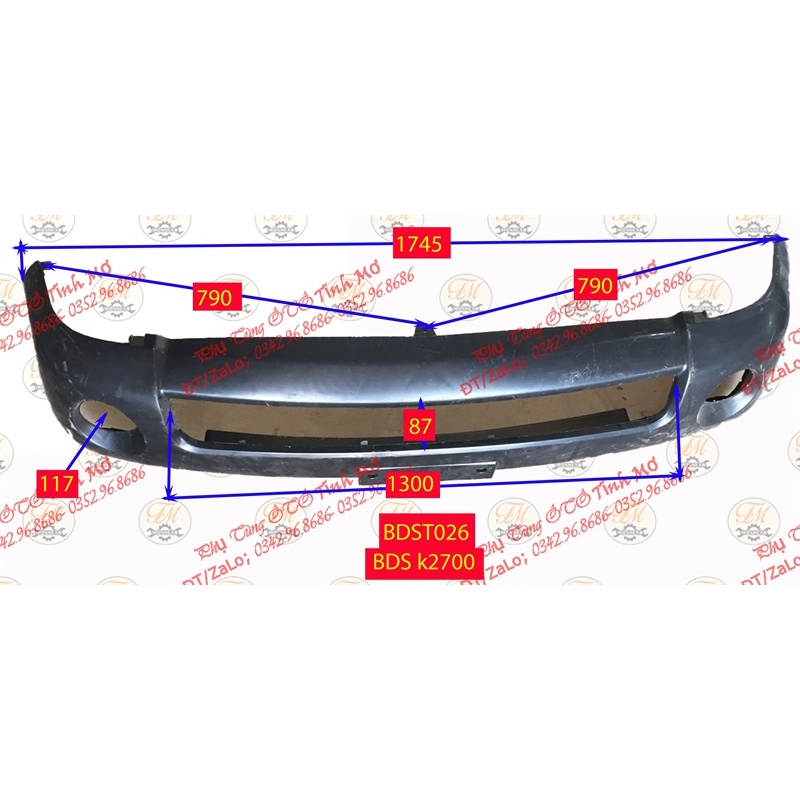 Ba Đờ Sốc KIA k2700