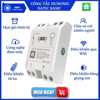 Công Tắc HUNONIC Datic Basic thông minh tiện dụng, Kiểm tra trạng thái, Điều khiển ngữ cảnh
