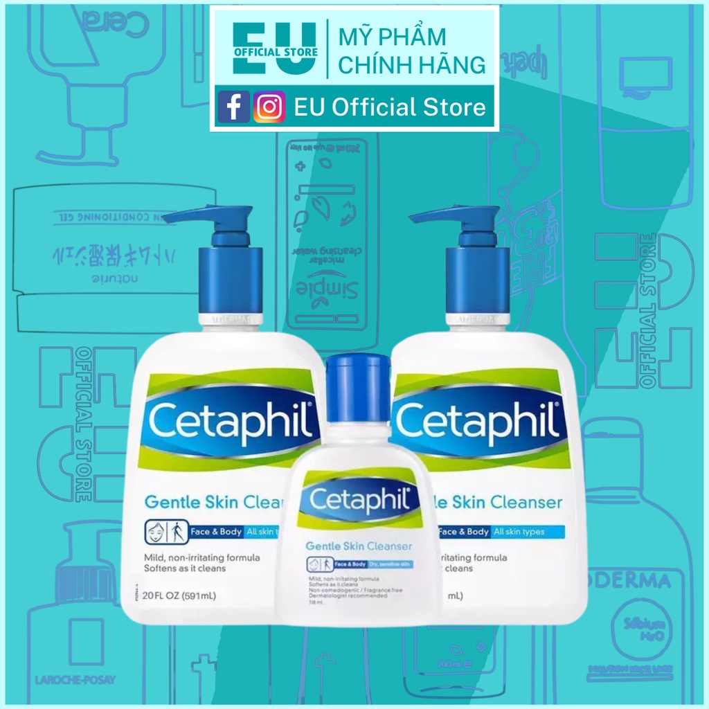 Sữa Rửa Mặt Cetaphil Gentle Skin Cleanser 500ml (hana)
