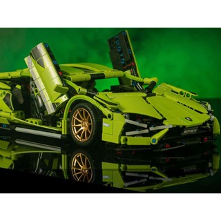  Đồ Chơi Lắp Ráp Kiểu LEGO Mô Hình Điều Khiển Từ Xa RC Technic Siêu Xe Lamborghini Sian 