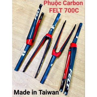 Phuộc carbon bánh 700c felt cho xe đạp