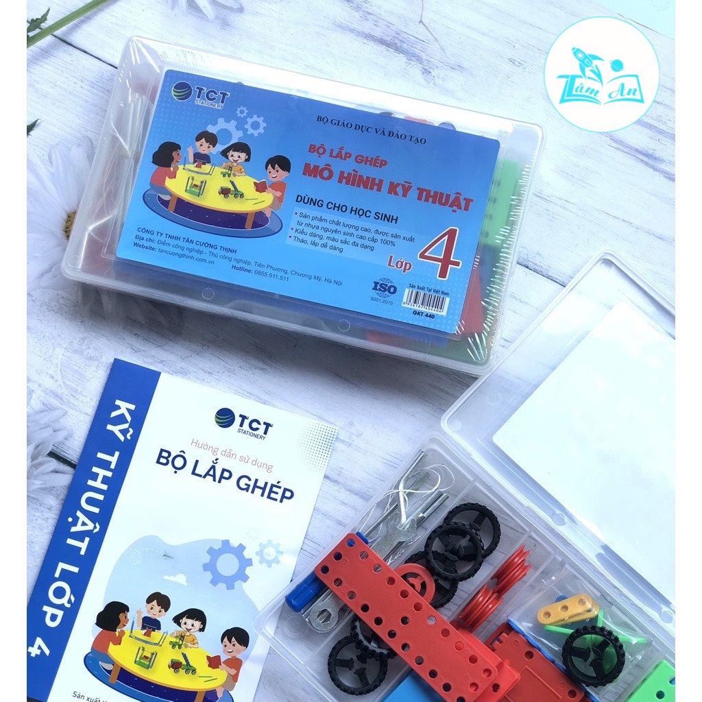 Bộ lắp ghép mô hình kĩ thuật lớp 4 - Bộ đồ dùng học tập - Nhà xuất bản giáo dục Việt Nam