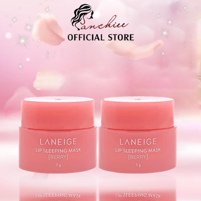Mặt nạ ngủ cho môi LANEIGE Lip Sleeping Mask Berry 3G - Minisize