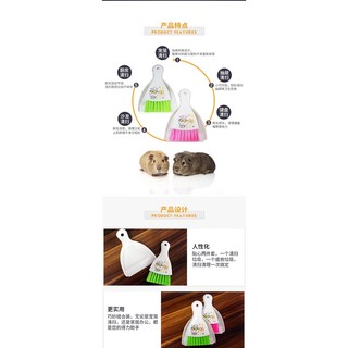 Set chổi mini cho Guinea Pig (bọ ú, chuột lang), thỏ, chinchilla