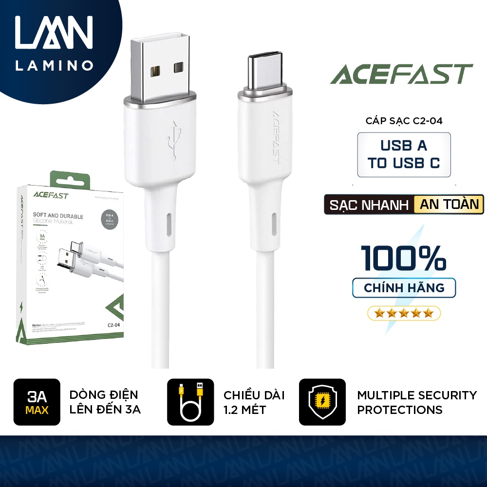 Cáp ACEFAST USB-A to USB-C (1.2m) - C2-04