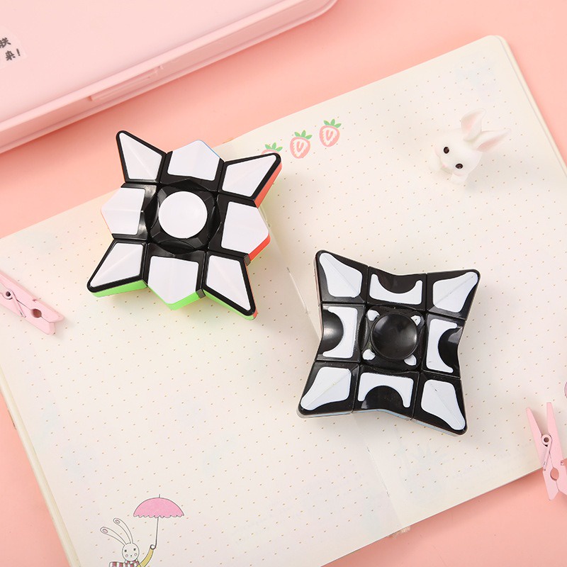 Rubik Biến Thể QiYi 1x3x3 Tiled Phj Tiêu Con Quay. Rubic 133 QiYi Tiled Windmill  Fidget Spinner 3x3x1 days321