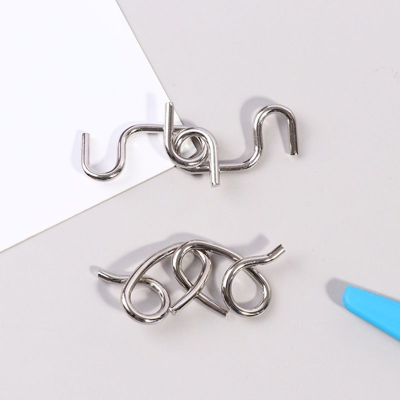 Đồ chơi trí tuệ Nhật Bản tháo lắp vòng sắt thông minh, trò chơi trí tuệ cho người lớn và trẻ em