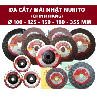 Đá cắt, đá mài sắt inox Nhật Nurito Ø 100 125 150 180