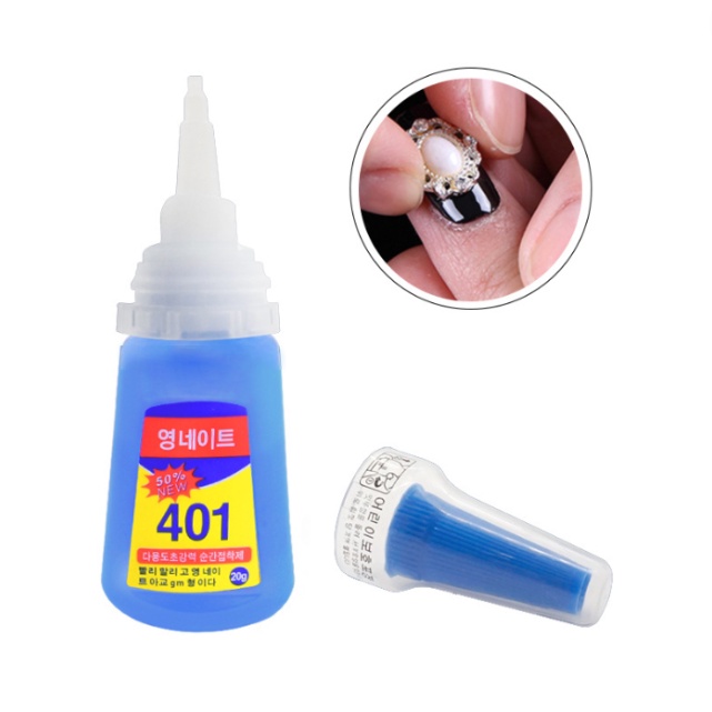 Keo 401 dán móng nail Hàn Quốc  - Phụ kiện làm nail chuyên nghiệp giá rẻ