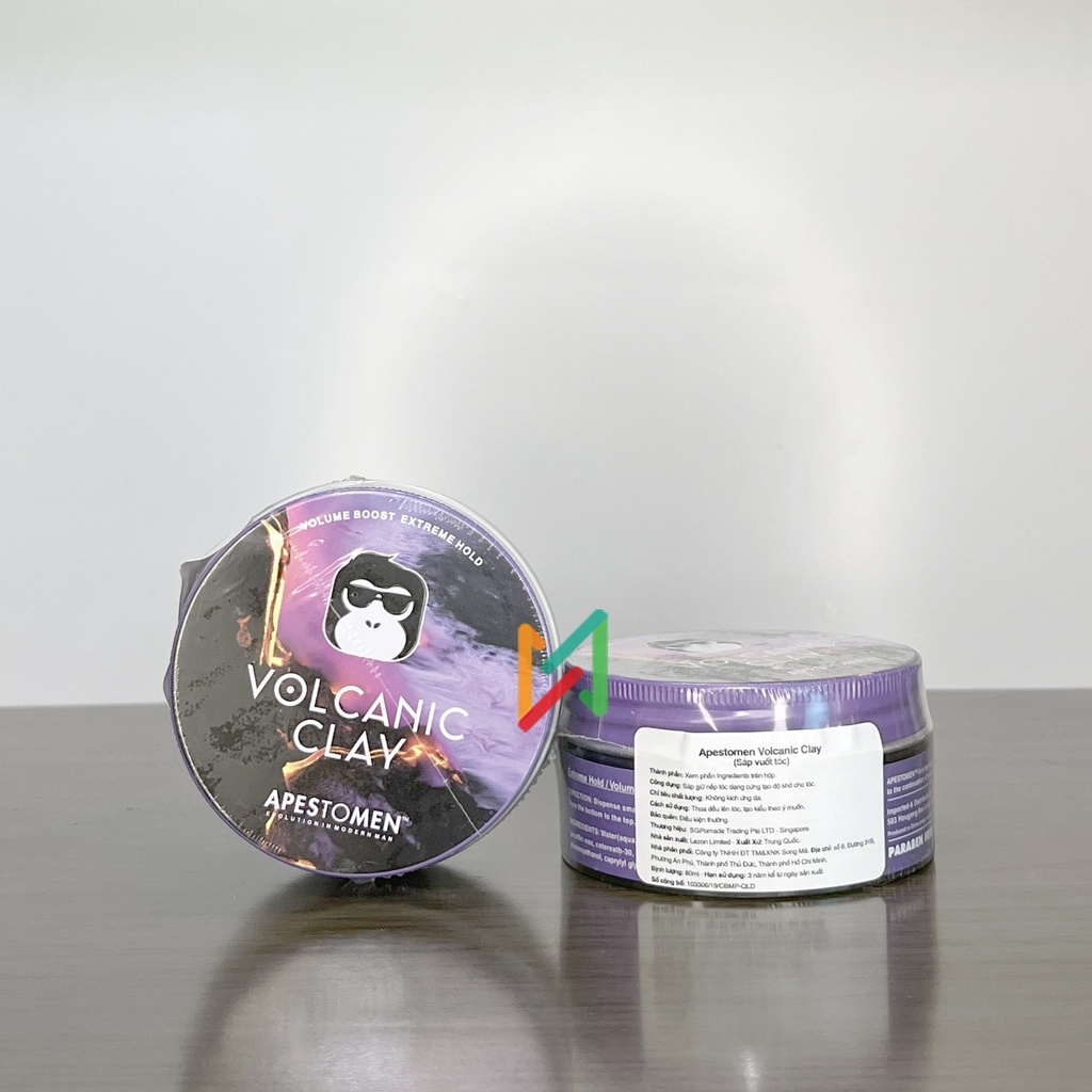 Sáp Vuốt Tóc Apestomen Volcanic Clay Version 5 80g