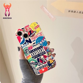 Ốp lưng iphone tpu bảo vệ cam hình logo brand 7 8 Plus 6 6s Plus 11 13 12 14 Pro MAX XR X XS MAX - e6473