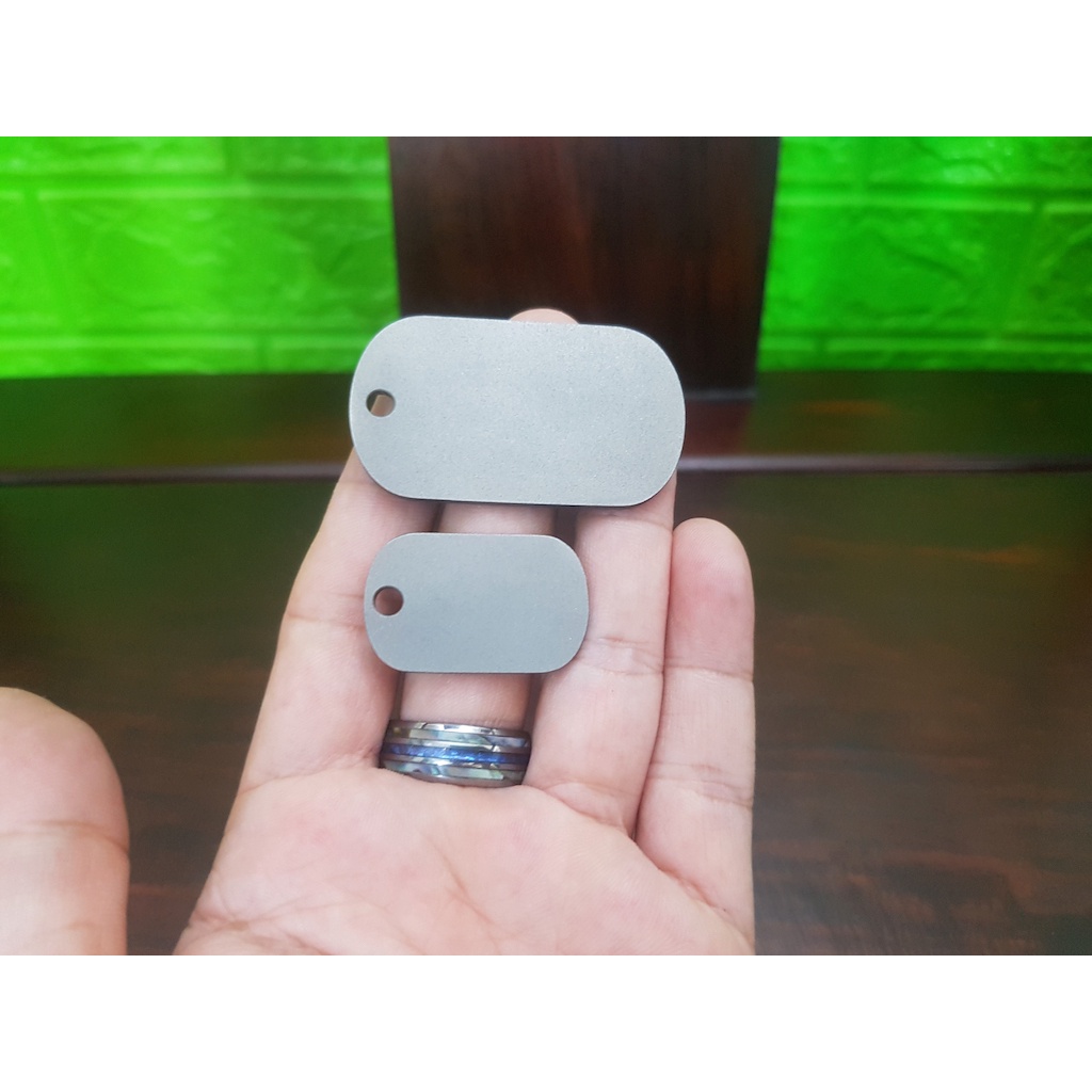 Thẻ bài dogtag titanium