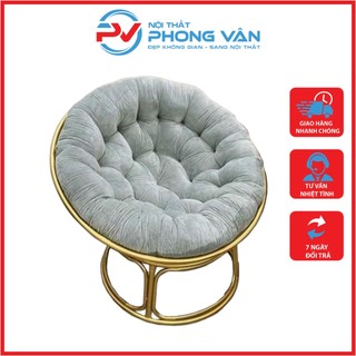 Ghế lười thư giãn phòng ngủ cho bé papasan 1m khung sắt, decor ban công sân vườn, trang trí phòng khách vip