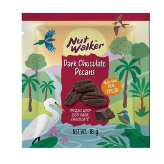 Dark chocolate pecans - hạt hồ đào bọc bơ đường 18gr