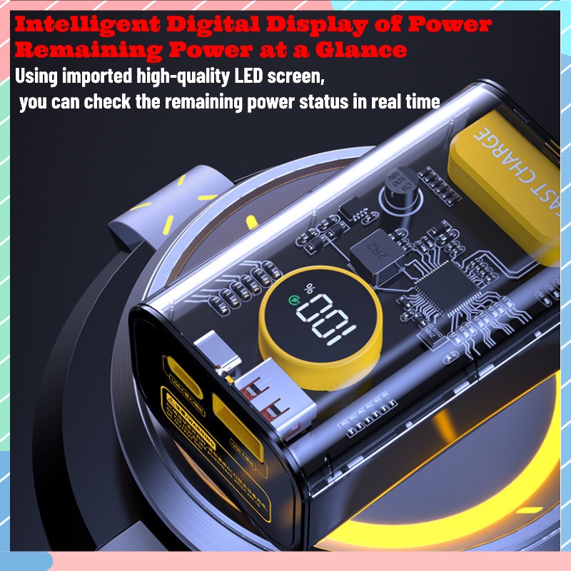 Pin Sạc Dự Phòng PD22.5W-20000mAh Có Màn Hình Hiển Thị Kỹ Thuật Số