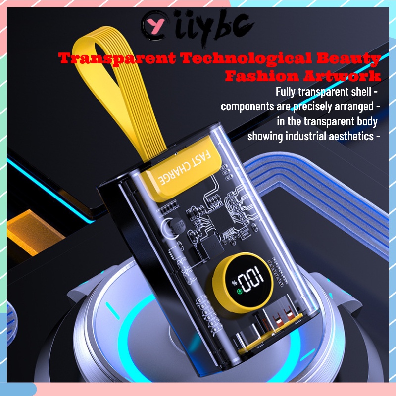 Pin Sạc Dự Phòng PD22.5W-20000mAh Có Màn Hình Hiển Thị Kỹ Thuật Số