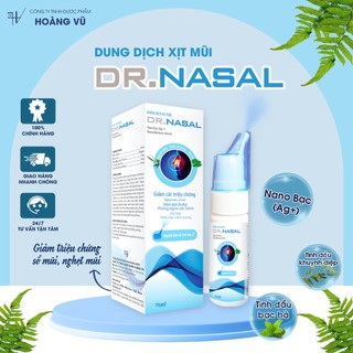 Dung dịch xịt mũi kháng khuẩn DR.NASAL Nano bạc 70ML người lớn/trẻ em