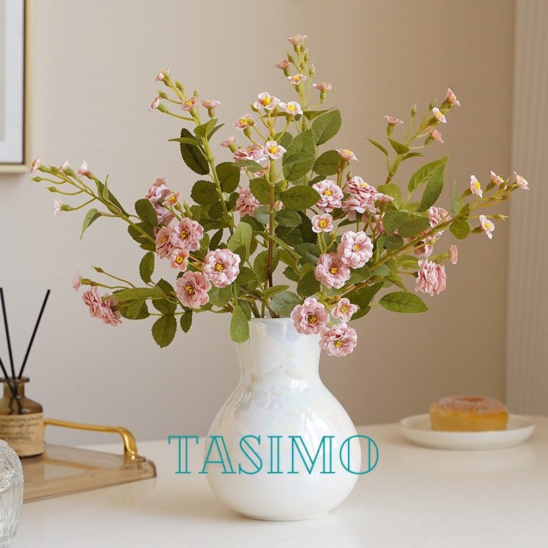 Hoa Hồng Giả 37CM Hồng Tỉ Muội Châu Âu Retro Trang Trí Nhà Cửa, Decor Homestay, Đám Cưới, Phụ Kiện Chụp Ảnh