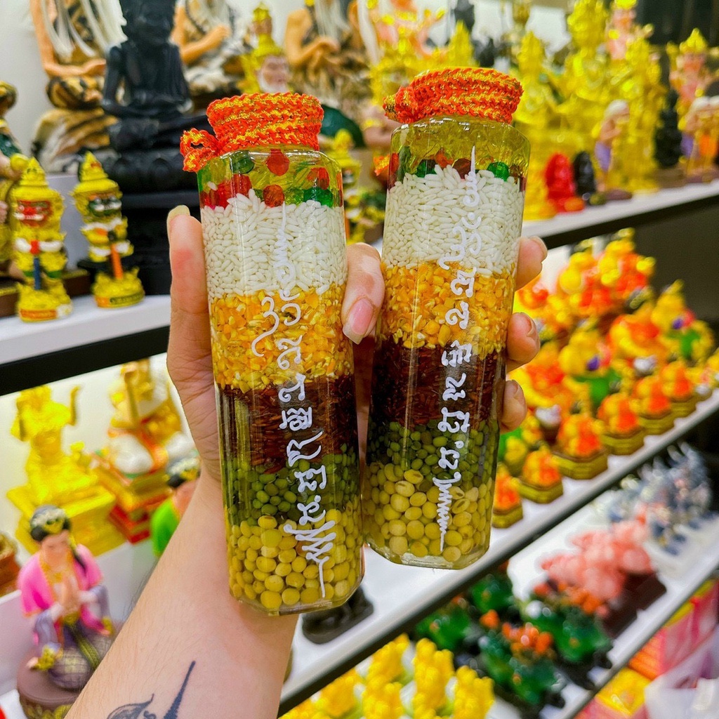Chai Ngũ Cốc Phong Thủy Thái Lan Trưng Bày Hoặc Để Bàn Thờ Tài Đại