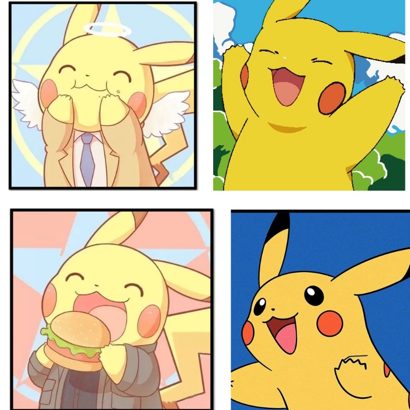 Tranh sơn dầu số hóa KÈM KHUNG mini nhỏ 20x20 - Tranh tô màu theo số hóa