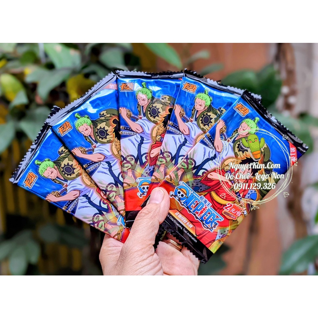 Thẻ Nhân Phẩm One Piece Wano Quốc Thẻ Bài Hải Tặc Siêu Vip Pro - Hộp 30 Pack 150 Thẻ Cực Chất