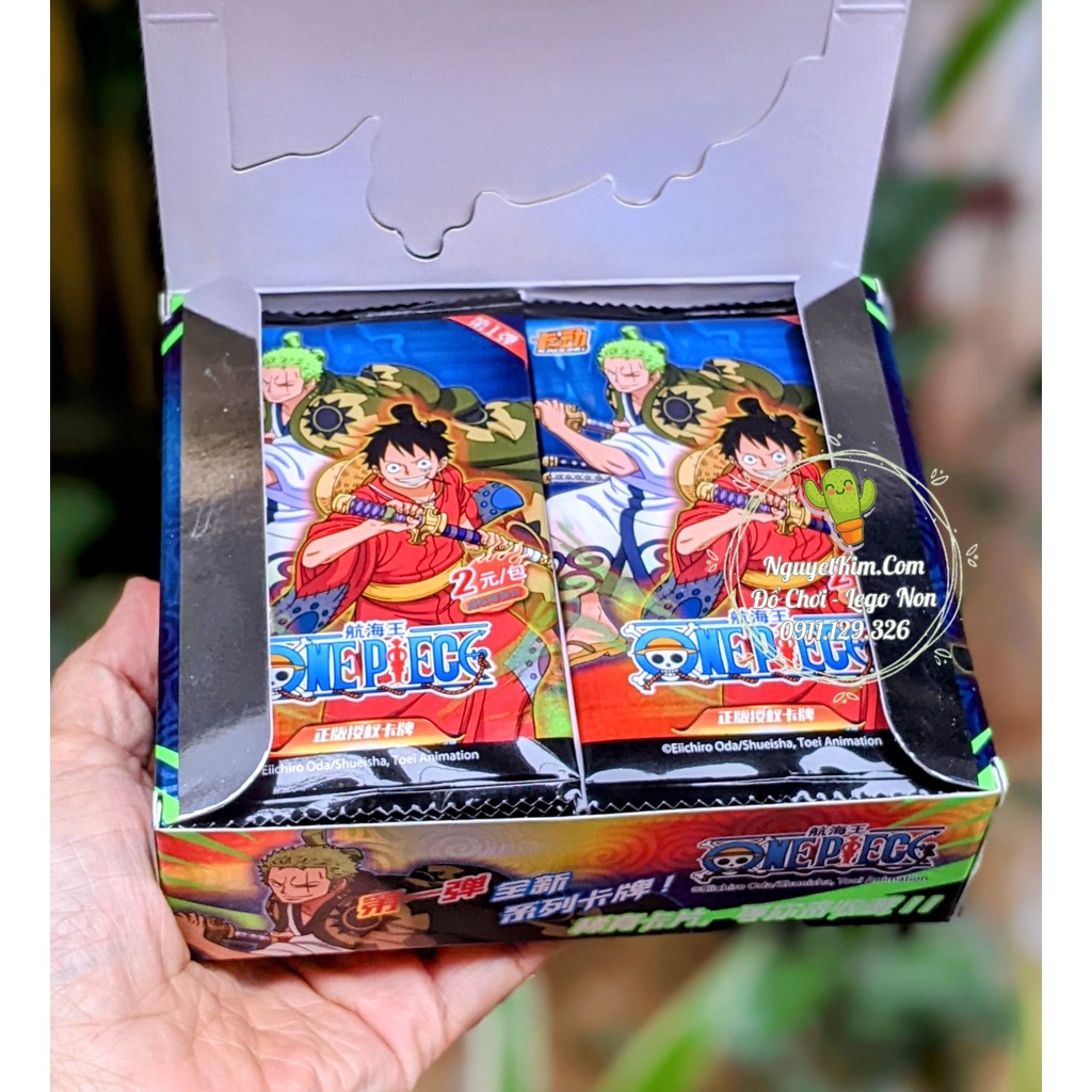 Thẻ Nhân Phẩm One Piece Wano Quốc Thẻ Bài Hải Tặc Siêu Vip Pro - Hộp 30 Pack 150 Thẻ Cực Chất
