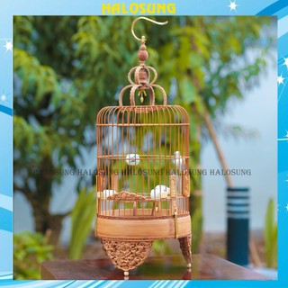 Lồng chim khuyên Halosung lồng khuyên đẹp lồng chim đục cao cấp kèm phụ kiện LC80