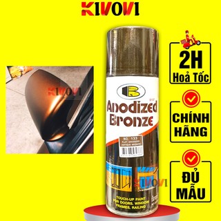 Sơn Giả Gỗ Bosny THÁI LAN No133 CHÍNH HÃNG - Sơn Gỗ Màu Cánh Gián /Màu Nâu Cổ Đồ Gỗ, Sứ, Đồng - Sơn Màu Cánh Gián Kivovi