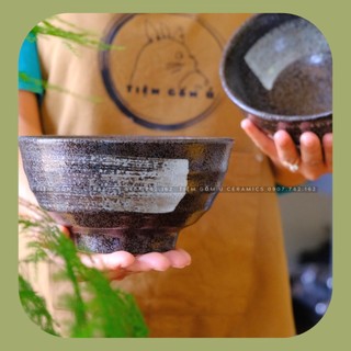 Tô tròn gốm sứ, tiệm gốm ú