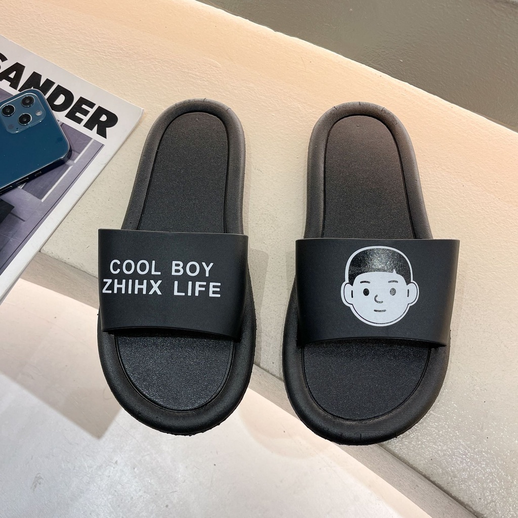 Dép Đi Trong Nhà Hình Đám Mây Đế Bằng Mềm Mại Thời Trang Mùa Hè Cho Cặp Đôi