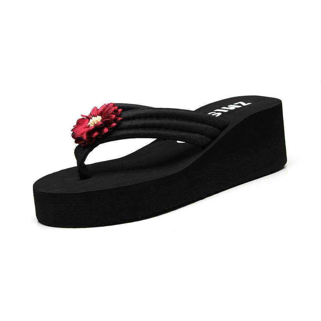 Dép xỏ ngón cao gót đính hoa tho8i72 trang cho nữ