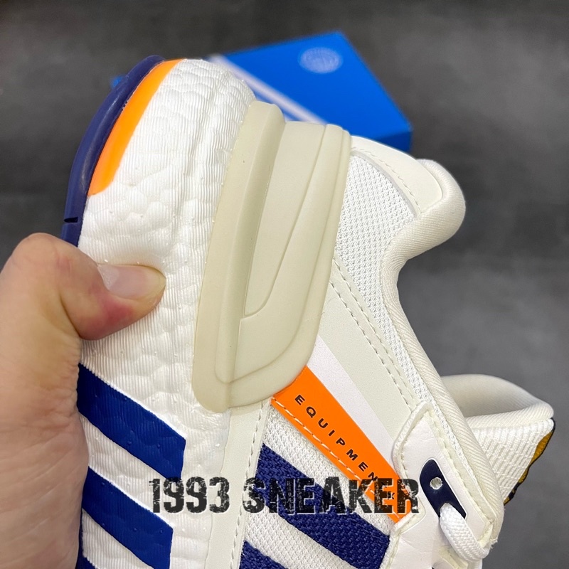 Giày thể thao EQT+ v2 Trắng Xanh đế boost nén cao cấp