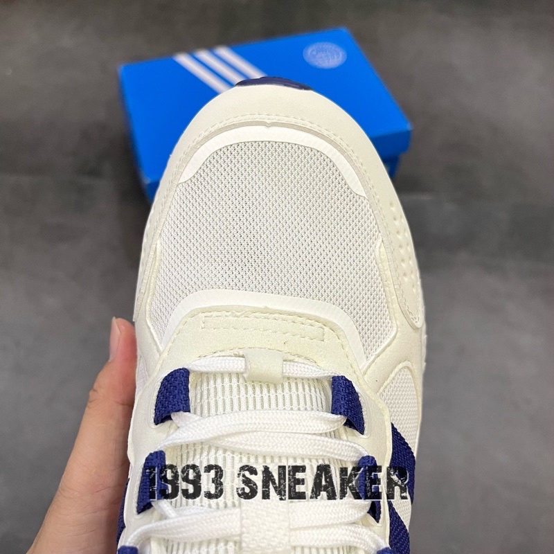 Giày thể thao EQT+ v2 Trắng Xanh đế boost nén cao cấp