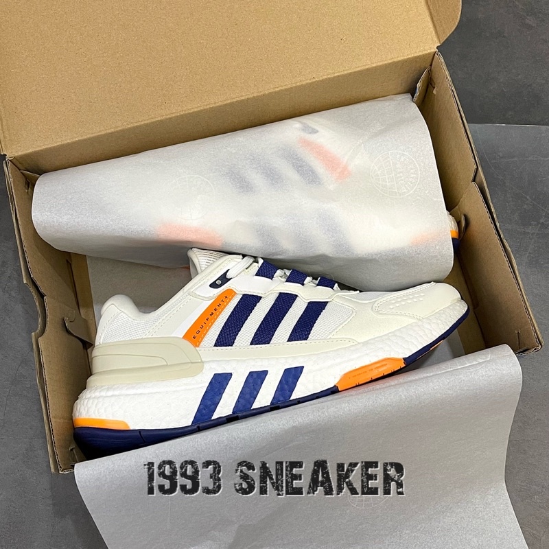 Giày thể thao EQT+ v2 Trắng Xanh đế boost nén cao cấp