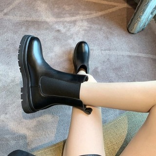 Giày Bốt Da Nữ Cổ Cao Thời Trang Cá Tính Dễ Phối Đồ
