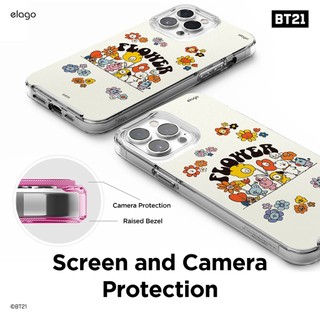Ốp lưng elago BT21 Flower cho Iphone 13 Series