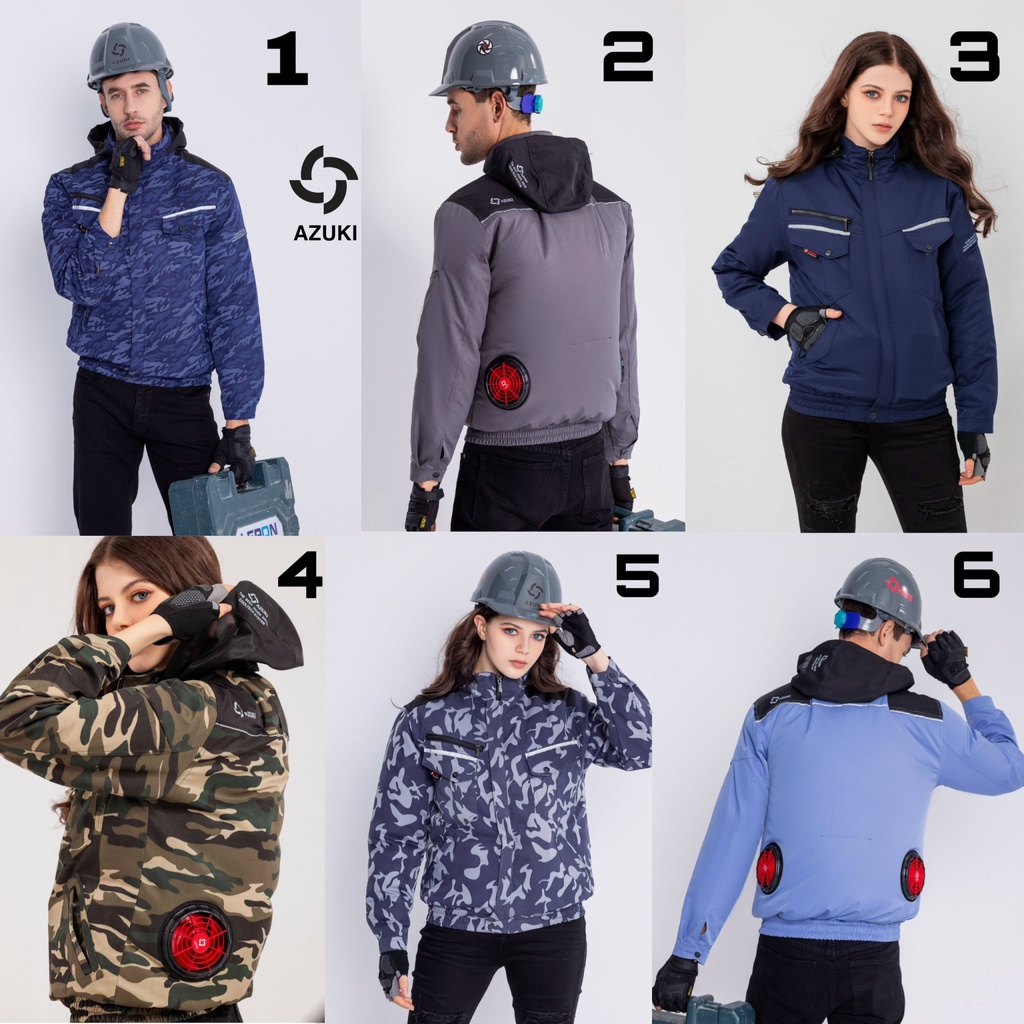 Áo Điều Hòa 𝗔𝗭𝗨𝗞𝗜 𝗦𝗨𝗣𝗘𝗥 𝗨𝗟𝗧𝗥𝗔 𝟮𝟬𝟮𝟯 Mạnh Nhất 2023 Pin 26000mah, Quạt 13V Chống Nước Siêu Mạnh