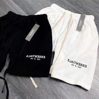 Quần đùi nam nữ Essential chất Umi cotton, form 40-90 kí, Uzangshop