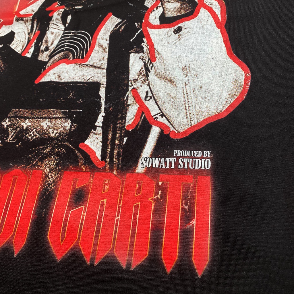 Áo thun ngắn tay oversize PLAYBOI CARTI