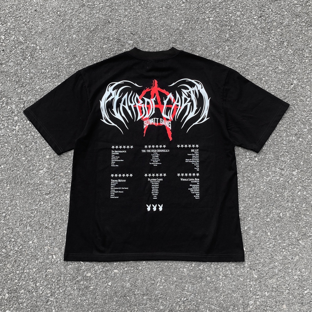 Áo thun ngắn tay oversize PLAYBOI CARTI