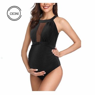 Bộ bơi liền bikini Cicini dành cho mẹ bầu đi biển mã L61