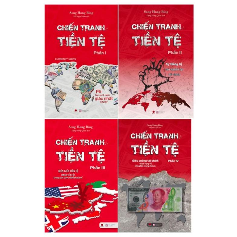 Sách - Trọn bộ 5 cuốn Chiến tranh tiền tệ tập 1 + 2 + 3 + 4 + 5 - Bách Việt